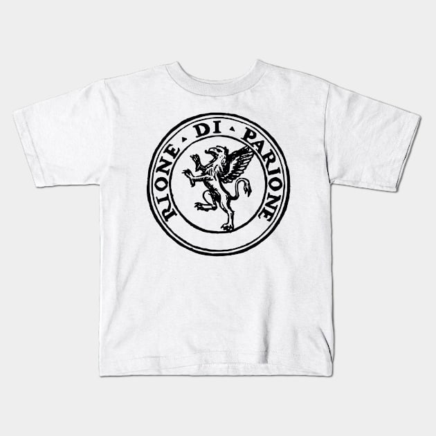 Rione Parione b-text Kids T-Shirt by NextStop